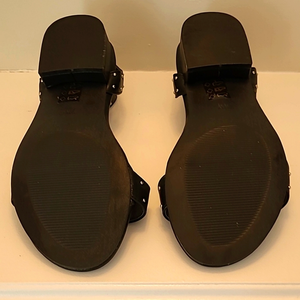 Penningtons Extra Wide Width Studded Ankle Strap Sandals - Size 7WW - Picture 3 of 3